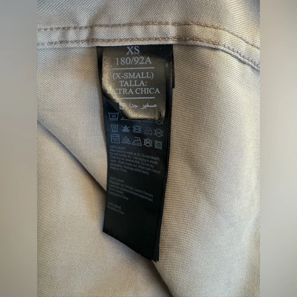 AllSaints Penang LS Shirt Button Down Ling Sleeve Size XS - Picture 8 of 9